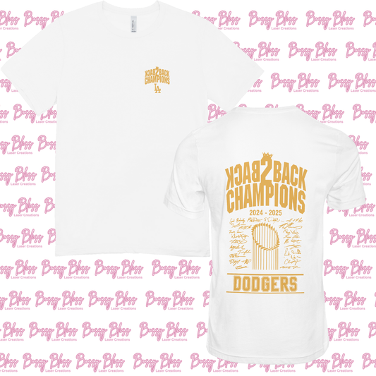 Dodgers Champs Shirts