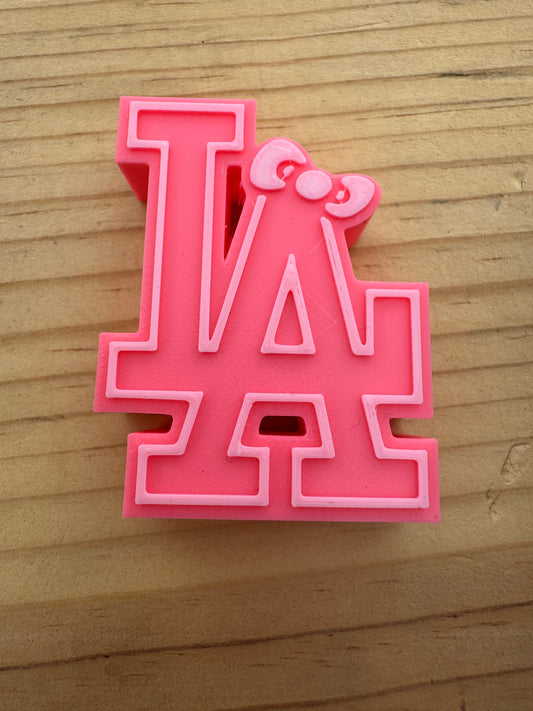 Dodgers Hello Kitty Straw topper 4 pack