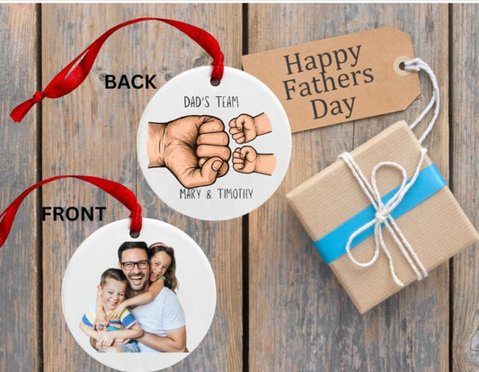 Fathers Day personalized ornament