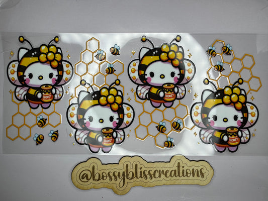 Hello Kitty Honey Bee 16 oz. UV DTF