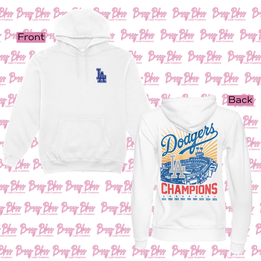Dodgers World Series Champs Stadium Hoodie