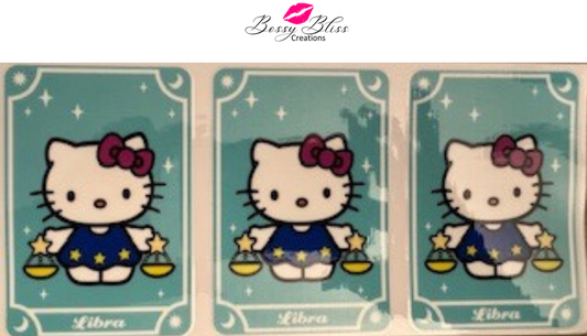 Hello Kitty Horoscope  16 oz. UV DTF Libra