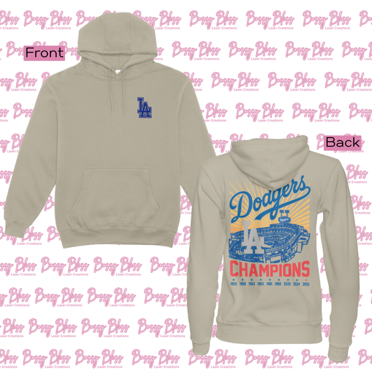 Dodgers World Series Champs Stadium Hoodie