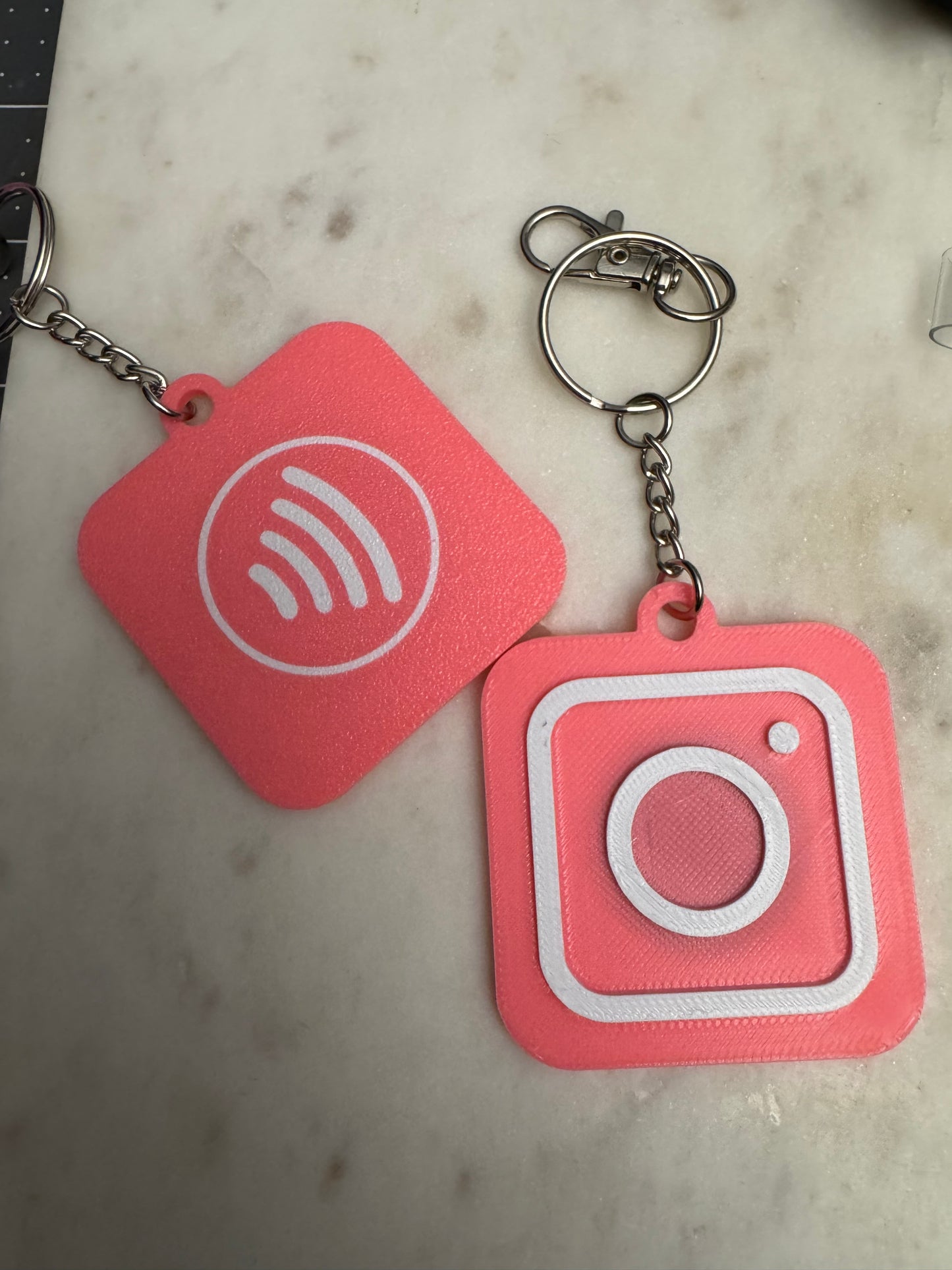 NFC Instagram keychain