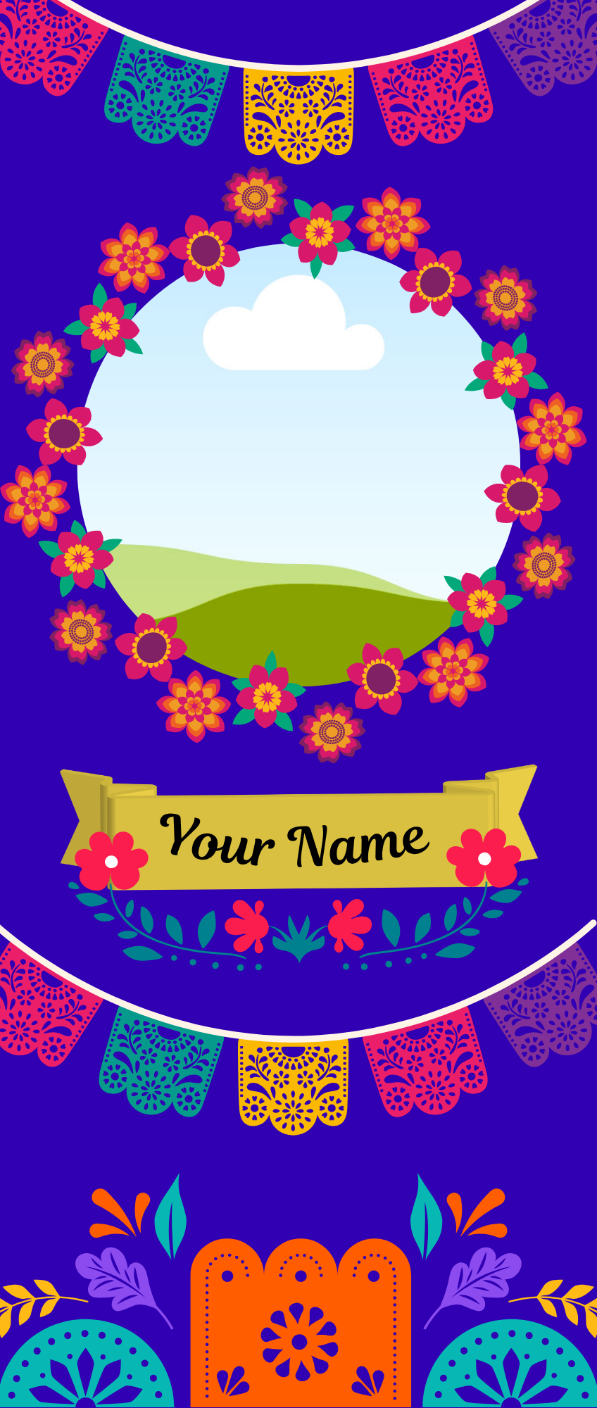 Custom Día de los Muertos Candel Memorial Stickers