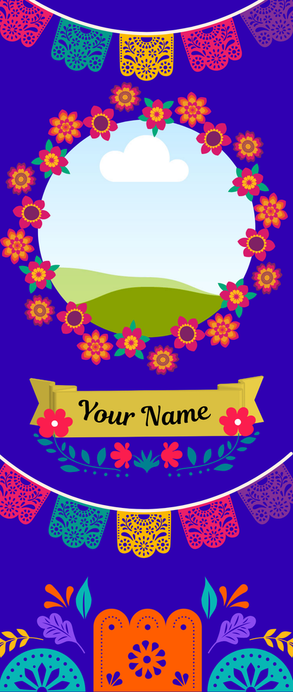 Custom Día de los Muertos Candel Memorial Stickers