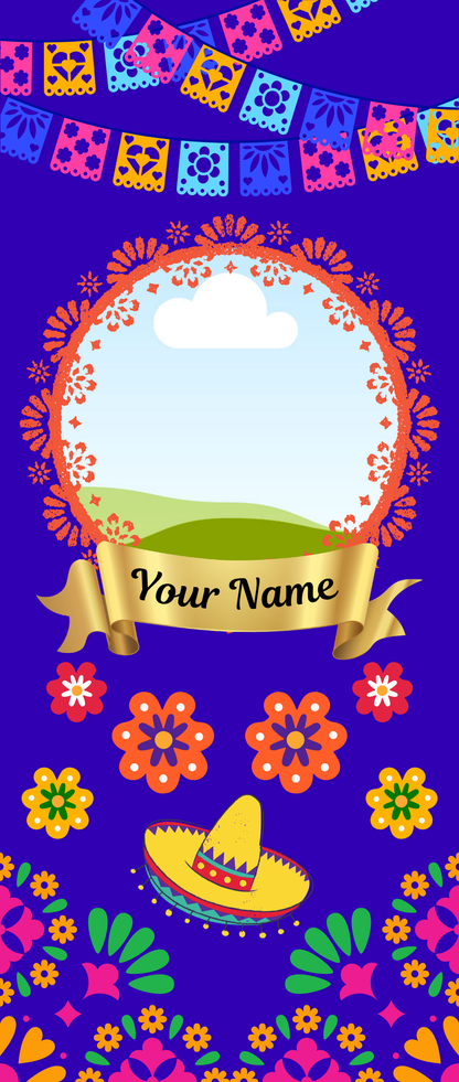 Custom Día de los Muertos Candel Memorial Stickers
