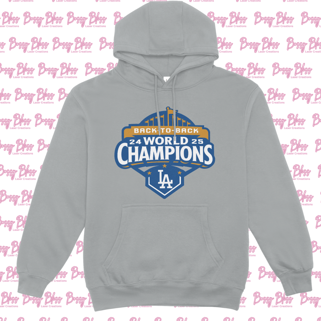 Dodgers World Series Champs Hoodie back-to-back