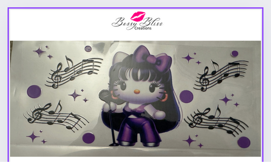 Hello Kitty -Selena 16 oz. UV DTF