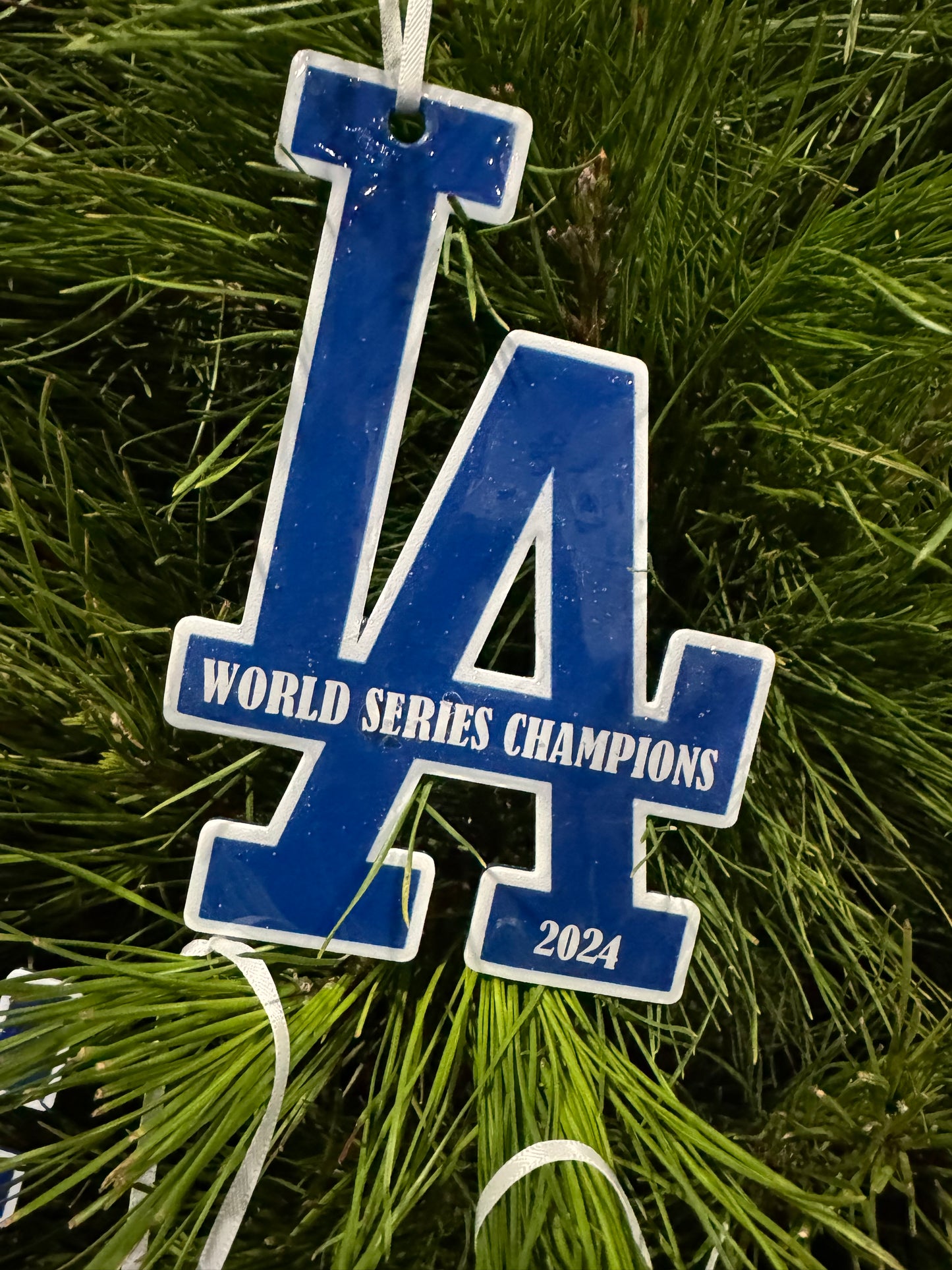 LA Dodgers Cut out 2024 Ornament