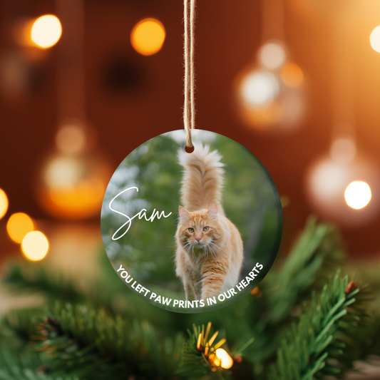 Pet Memorial Ornament Personalized