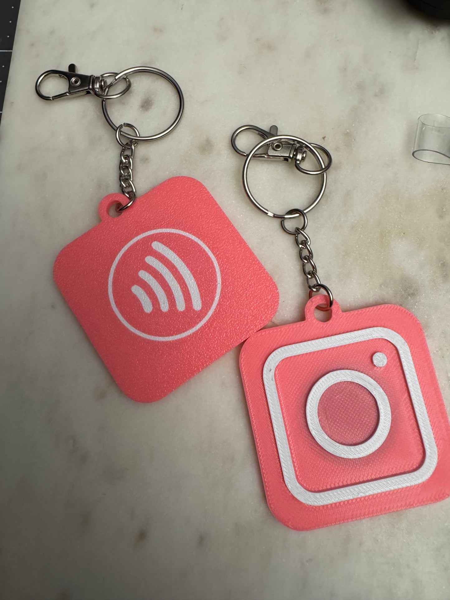 NFC Instagram keychain