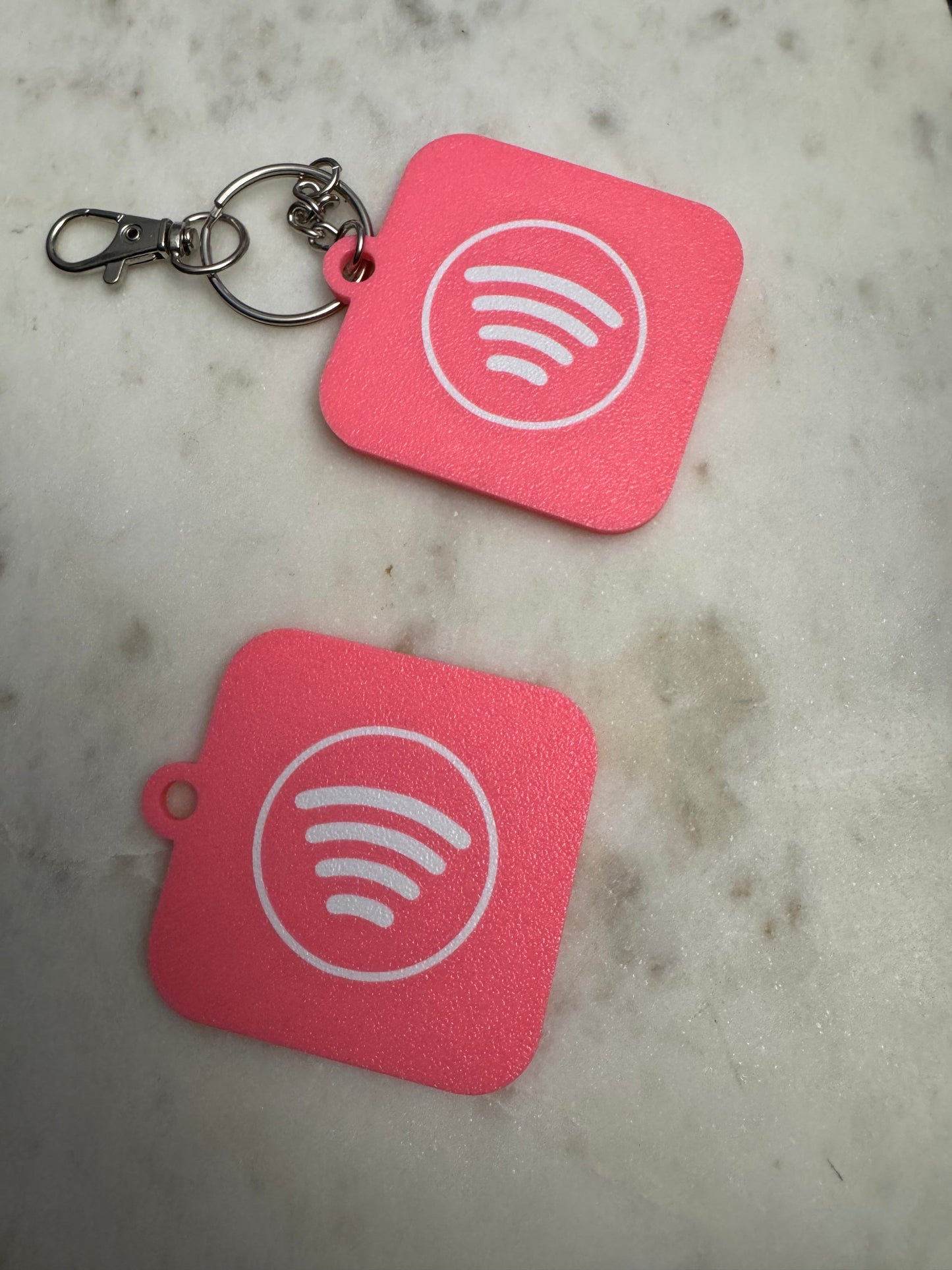 NFC Instagram keychain