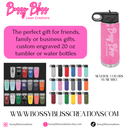 Tumbler 20 oz Polar Camel -personalized