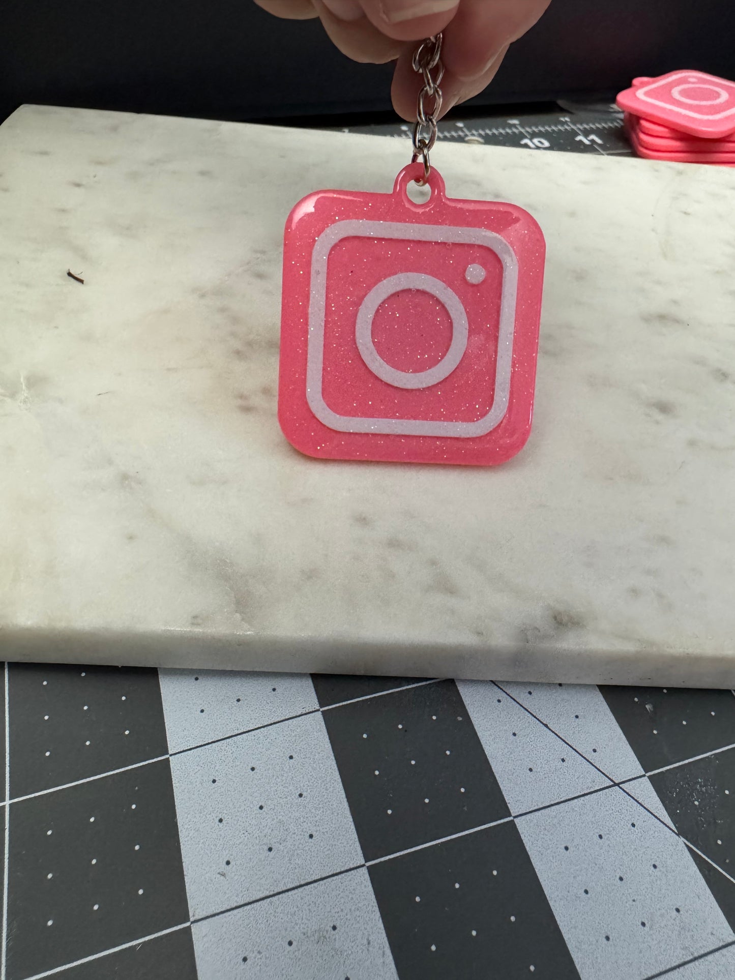 NFC Instagram keychain