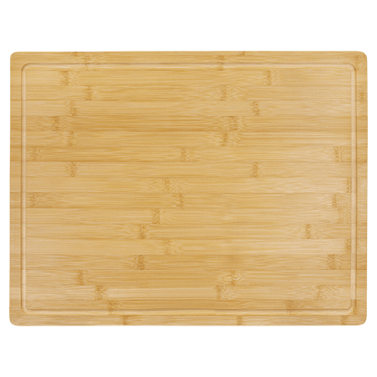 Bamboo Cutting Board with Drip Ring 19 3/4" x 15"