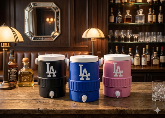 Los Angeles Cooler Jug 12 oz with Lid and handle