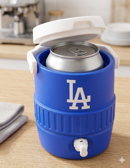 Los Angeles Cooler Jug 12 oz with Lid and handle