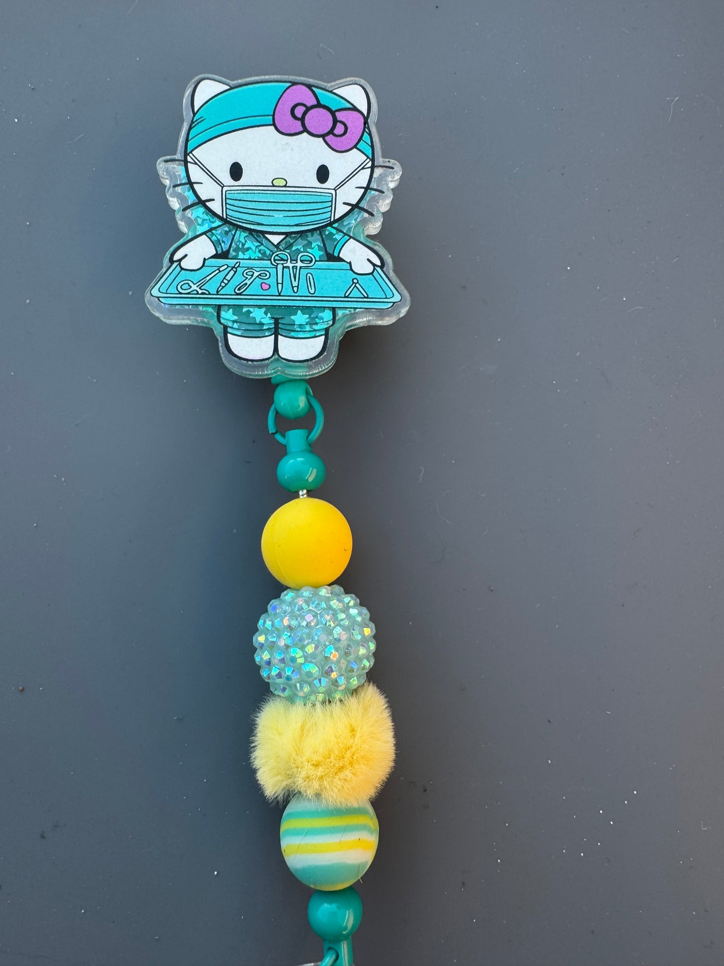 Badge Reel -  Hello Kitty Blue #506