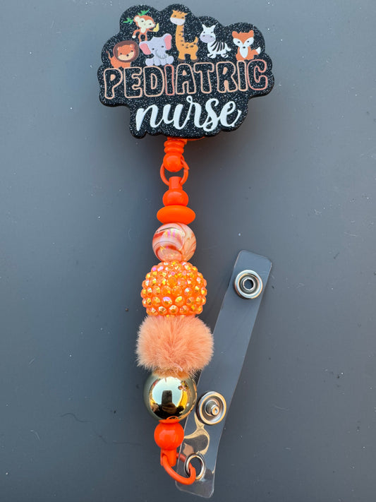 Badge Reel - Pediatric Nurse #502