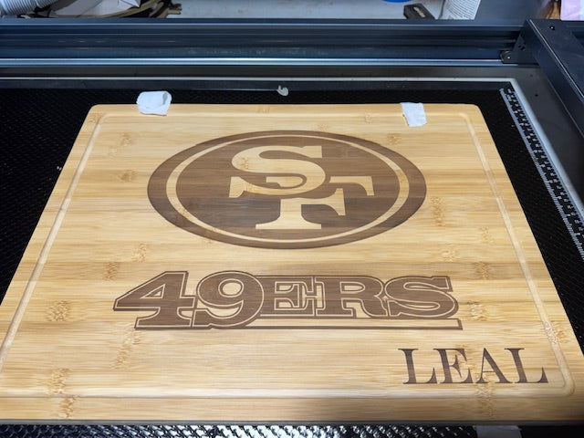 Bamboo Cutting Board with Drip Ring 19 3/4" x 15"