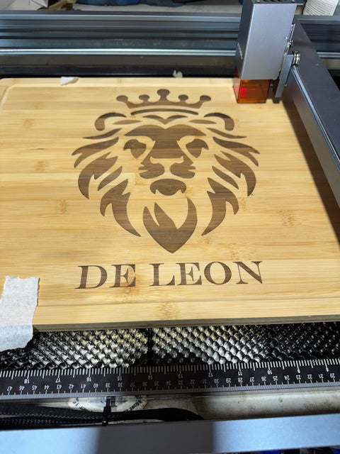 Bamboo Cutting Board with Drip Ring 19 3/4" x 15"