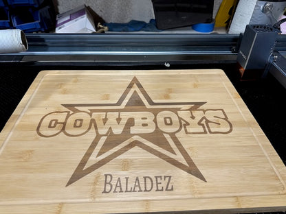 Bamboo Cutting Board with Drip Ring 19 3/4" x 15"