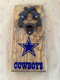 Wall Mounted bottle opener - Cowboys personalized