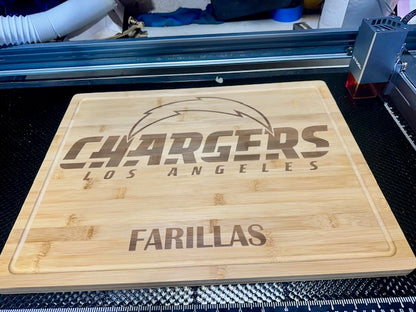 Bamboo Cutting Board with Drip Ring 19 3/4" x 15"