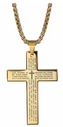 Cross Necklace with Lord's Prayer