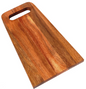 Acacia Wood Cutting Board With Gripper Handle - personalized