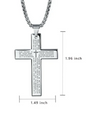 Cross Necklace with Lord's Prayer