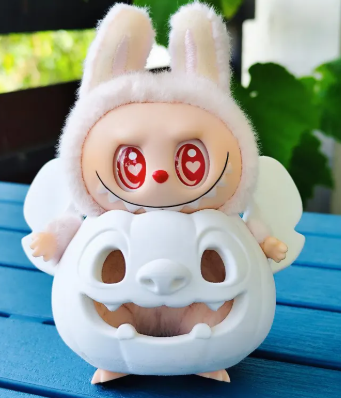 Stitch Pumpkin Holder for Labubu