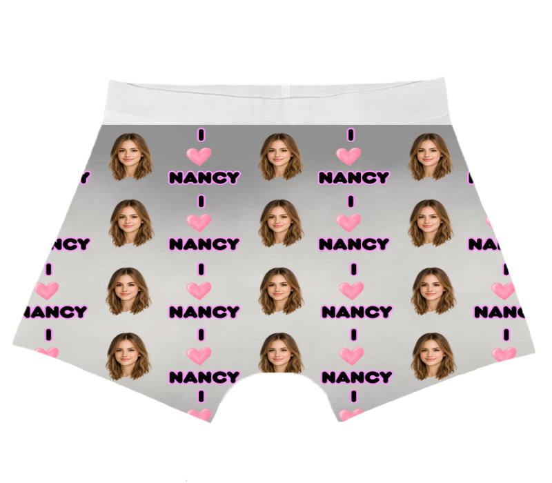 Personalized Men’s Boxer Briefs – Custom Photo Underwear