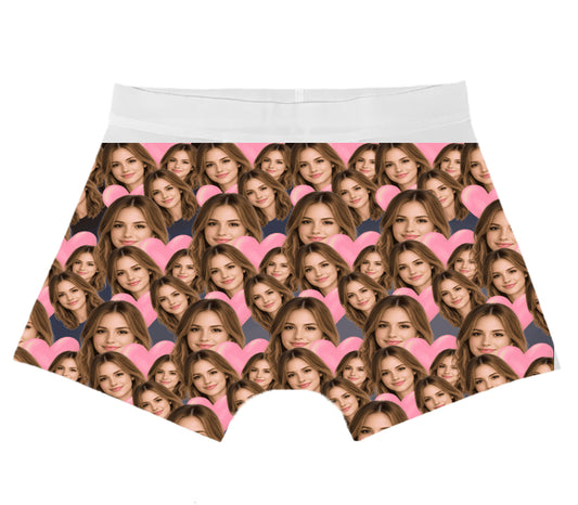 Personalized Men’s Boxer Briefs – Custom Photo Underwear